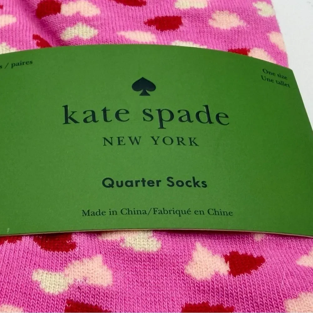 Kate Spade New York 3 Pairs Patterned Socks One Size